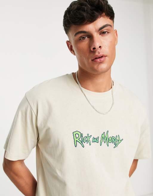 rick and morty t shirt pull and bear