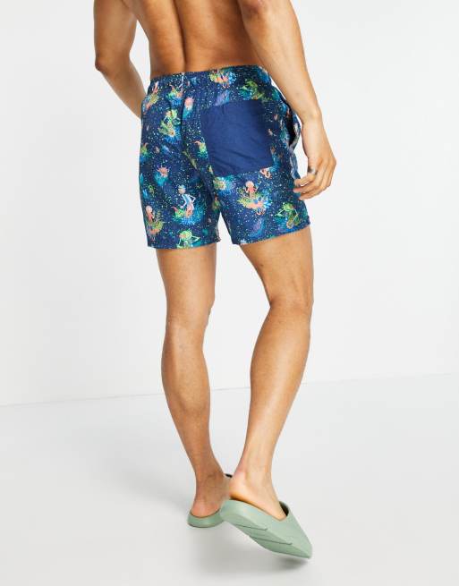 Rick and morty hot sale board shorts