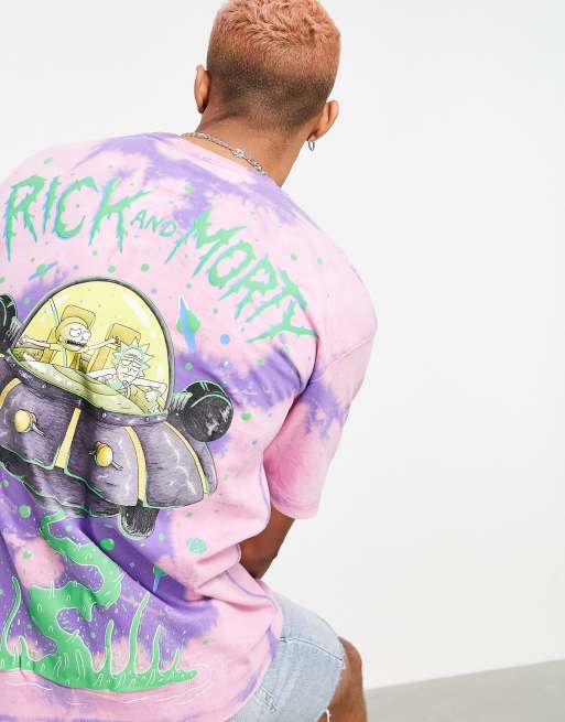 Tie dye rick store and morty sweatshirt