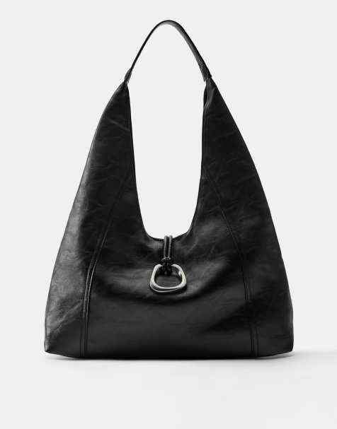 Pull&Bear Ring-Tasche in Schwarz - view 1