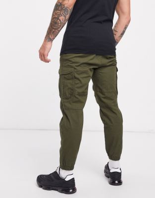 khaki ripstop cargo pants