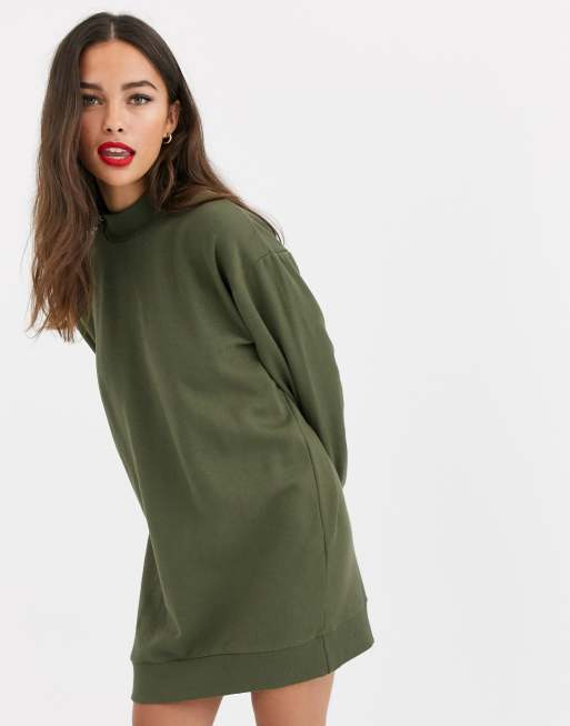 pull and bear robe longue verte