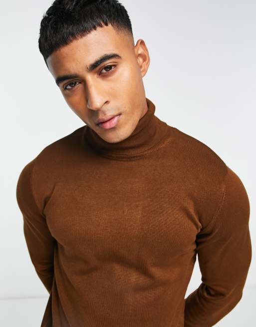 Asos mens roll neck best sale