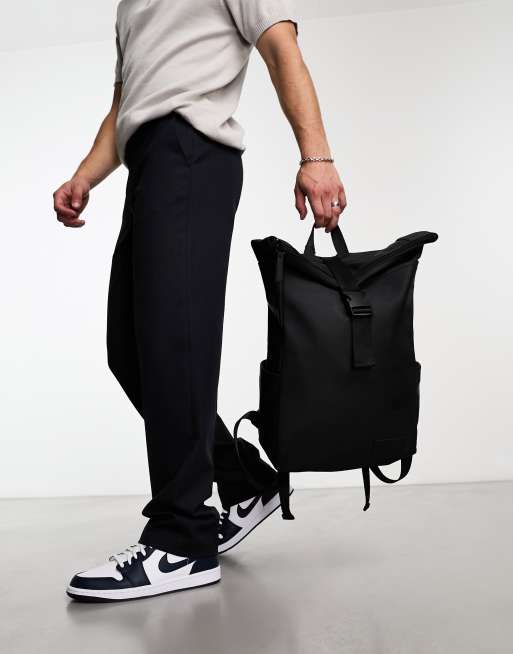 Asos roll shop top backpack