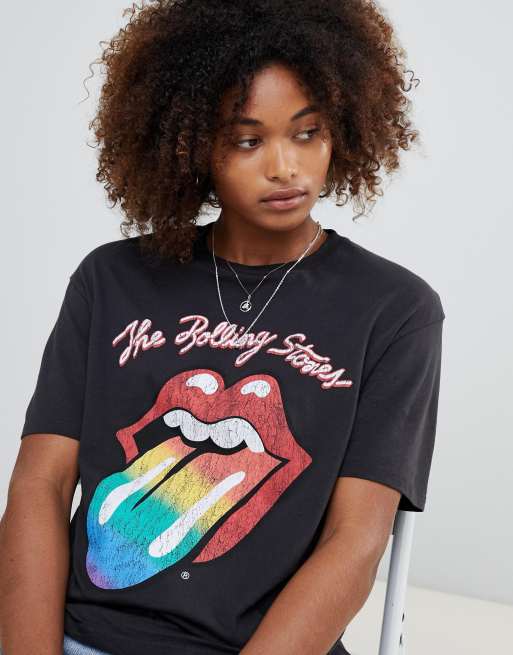 Rolling stones t 2025 shirt pull and bear