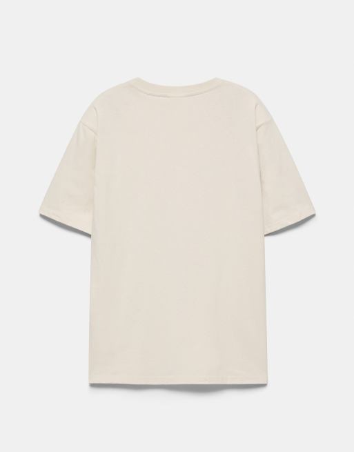 Pull&Bear Rolling stones t-shirt in off white, 7 of 7