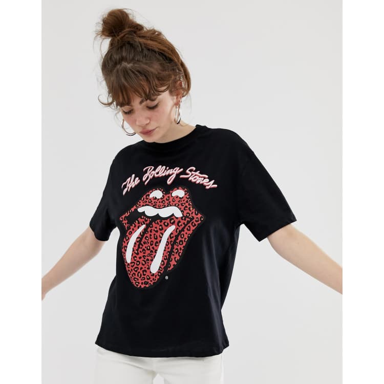 Rolling stones t 2025 shirt pull and bear