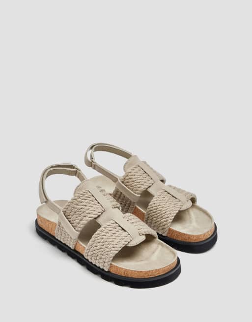 Pull and bear rope sandals new arrivals