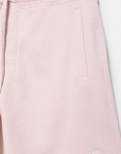 Pull&Bear – Rosa mjukisbyxor i bermudastil med logga, 2 av 4