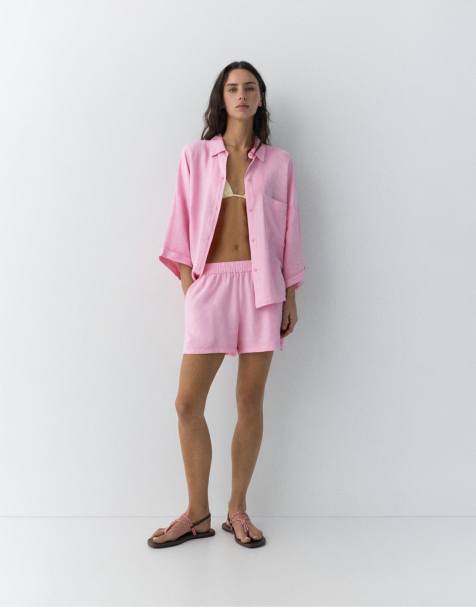 Pull&Bear – Rosa set i linnetyg - view 1