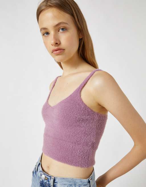 Pull&Bear – Rosa mjukt set, 3 av 3