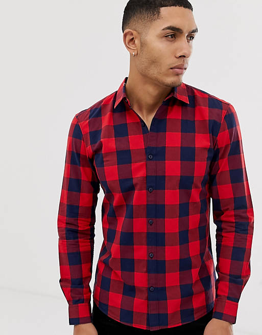 HERREN Hemden & T-Shirts Elegant Pull&Bear Hemd Rabatt 95 % Rot S 