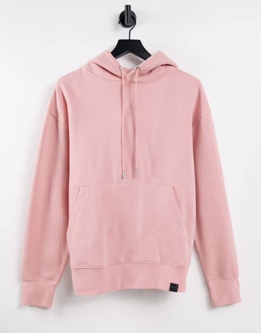 Pull&Bear – Różowa bluza z kapturem