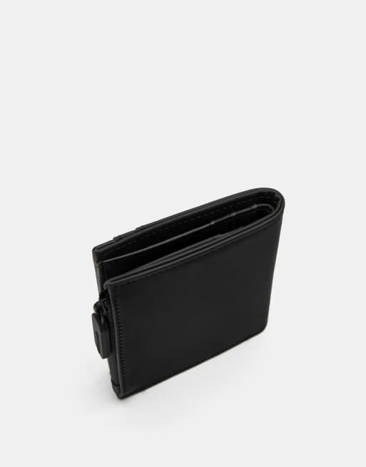 Pull&Bear - Rubberen portemonnee in zwart, 3 van 3