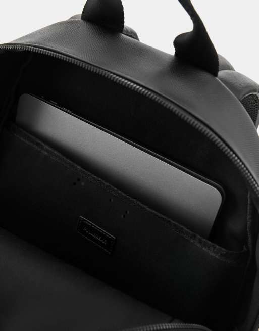 Pull&Bear rugzak van stug materiaal in zwart, 5 van 5
