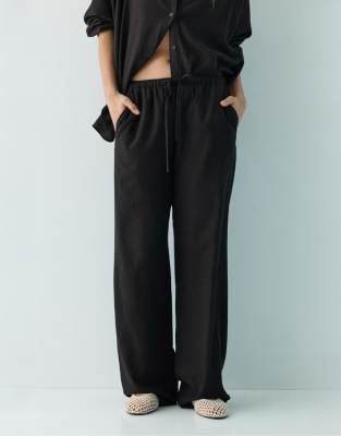 Pull & Bear - Rustic - Jogginghose in Schwarz