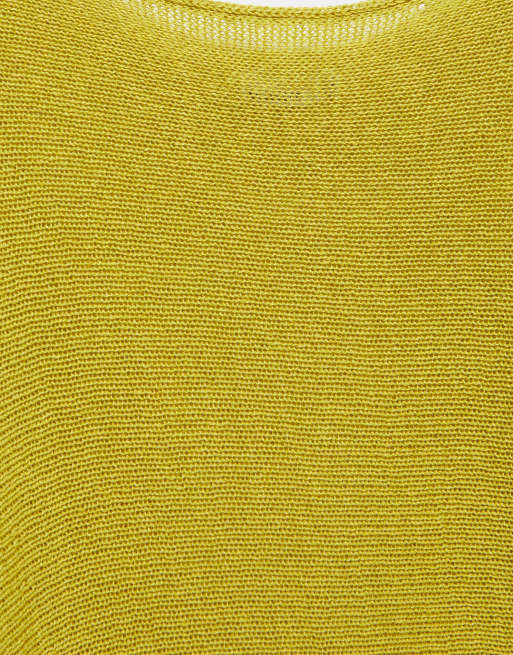 Pull&Bear Rustic jumper in apple green, 7 of 7