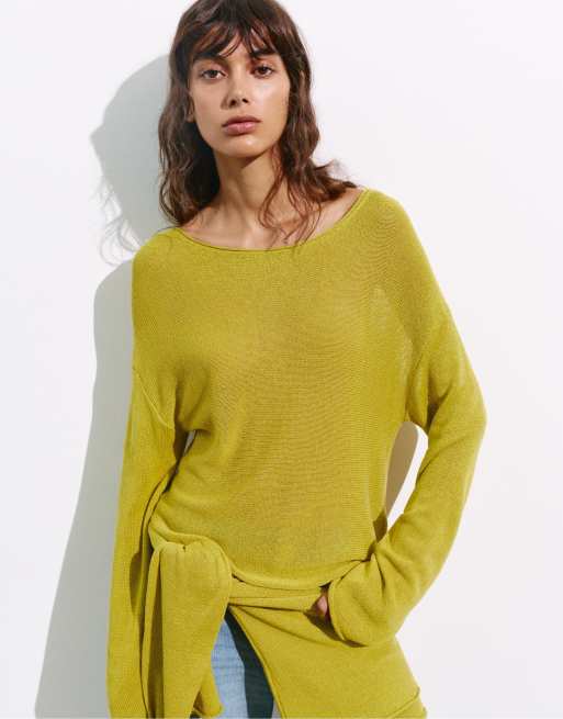 Pull&Bear rustieke trui in appelgroen, 5 van 7