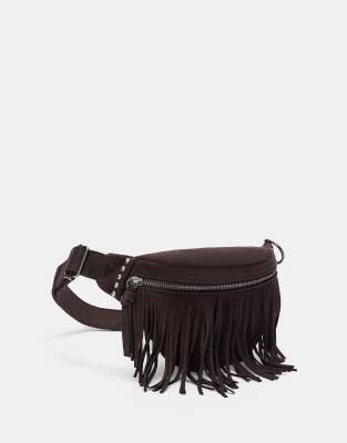 Sac banane  franges - Marron - Pull & bear - Modalova