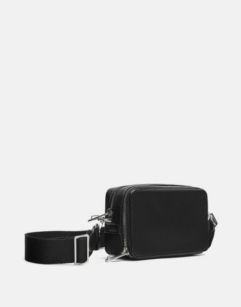 Pull&Bear - Sac bandoulière à ornements - Noir - view 1