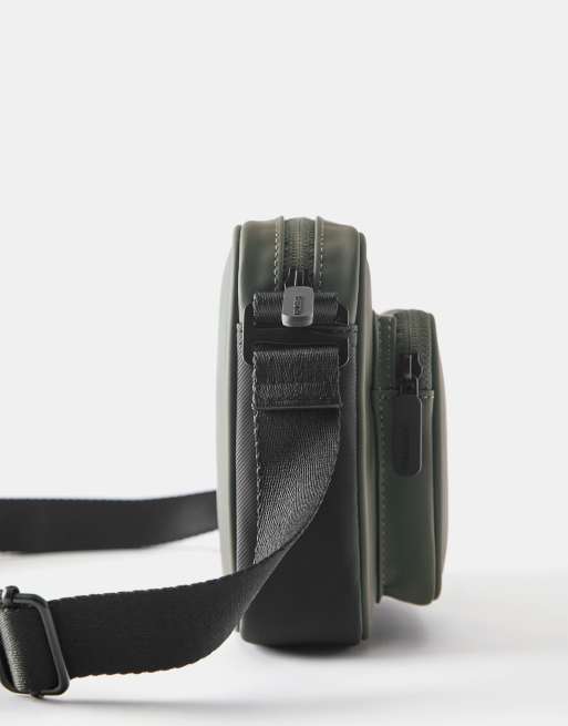 Pull&Bear sac bandoulière à poche effet caoutchouté vert, 2 de 4