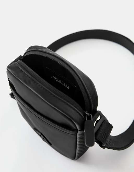 Pull&Bear - Sac bandoulière en caoutchouc - Noir, 5 de 5