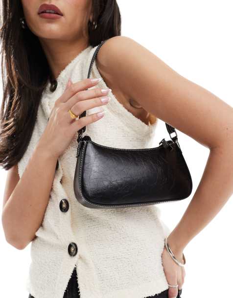 Pull&Bear - Sac porté épaule à anse fine - Noir - view 1