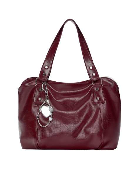 Pull&Bear - Sac porté épaule - Bordeaux - view 1