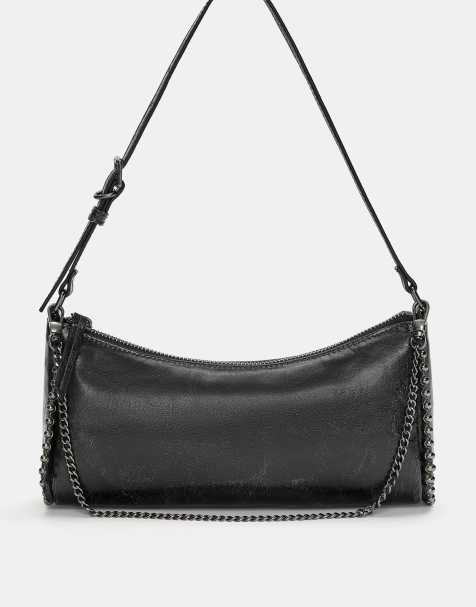 Pull&Bear - Sac porté épaule ornementé - Noir - view 1