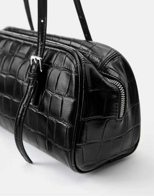 Pull&Bear sac porté épaule texturé noir, 4 de 5