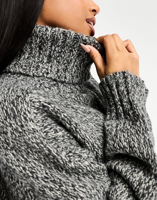 Knit turtleneck sweater - PULL&BEAR
