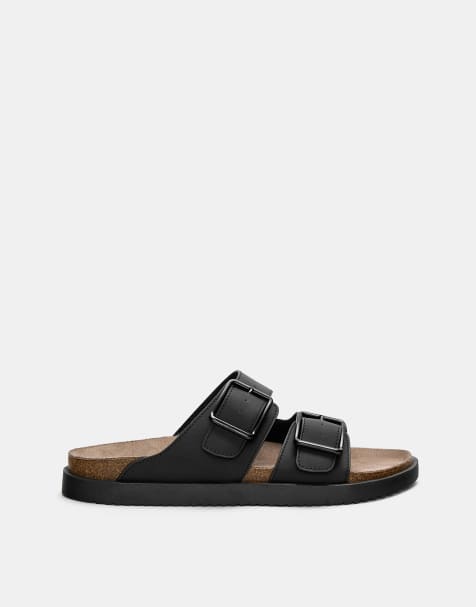 Pull&Bear - Sandales avec boucles - Noir - view 1