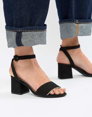 sandales talon pull and bear
