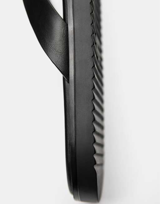 Pull&Bear - Sandali bassi neri, 4 di 4