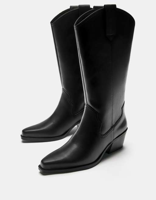 Pull&Bear - Santiags - Noir, 4 de 4