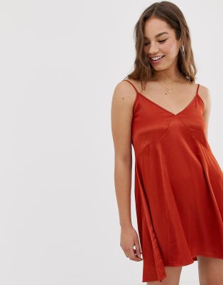 pull and bear slip dress