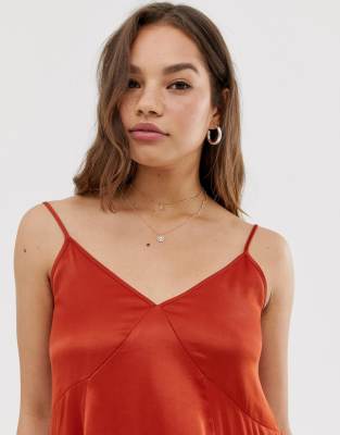 pull and bear slip dress
