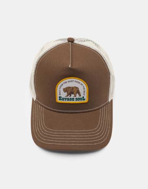 Pull&Bear – Savage Soul – Brun keps - view 1