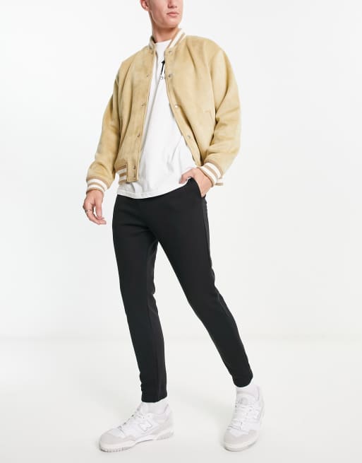Pull&Bear – Schlichte Jogginghose in Schwarz