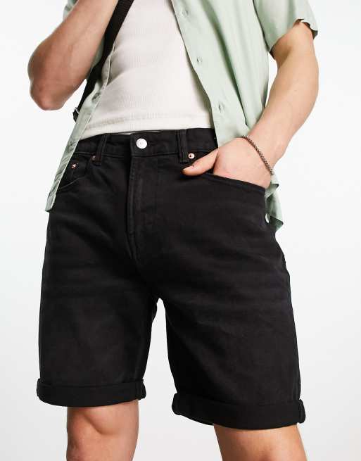 Asos jean shorts mens clearance