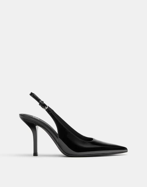 Pull&Bear - Schoenen met hak in zwart, 2 van 4