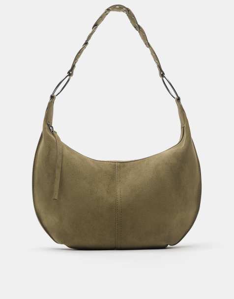 SOGYECS Heuptas voor dames, schouderriem, chique, borsttas, dames, zwart, handtassen, schoudertas, dames, met 2 bandjes en creditcardsleuf, Roze, Banaan