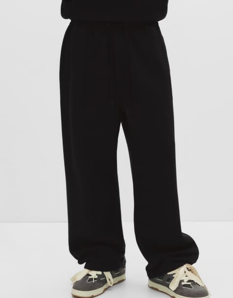Pull&Bear – Schwarze Jogginghose - view 1