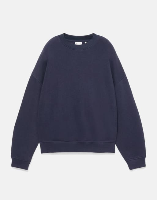 Pull&Bear schweres Sweatshirt in Marineblau, 6 von 7