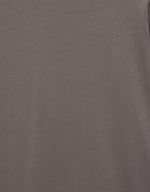Pull&Bear schweres T-Shirt in Relaxed Fit in Grau, 6 von 7
