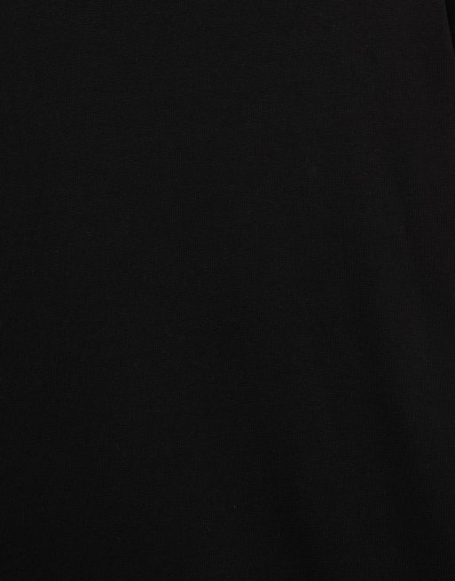 Pull&Bear schweres T-Shirt in Relaxed Fit in Schwarz, 6 von 7