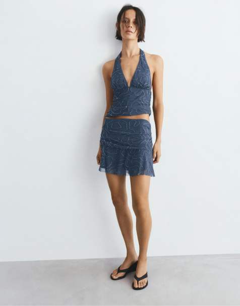 Pull&Bear – Set mit Perlenverzierung - view 1