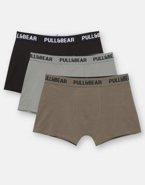 Pull&Bear - Set van 3 boxershorts in andere kleuren - view 1