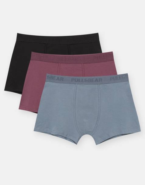 Pull&Bear - Set van 3 boxershorts in andere kleuren - view 1