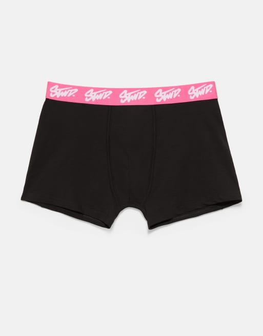 Pull&Bear - Set van 3 boxershorts in andere kleuren, 4 van 5
